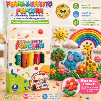 🔥 Ultimo giorno: -60%丨IEY® 🖍️ Penna artistica 3D a rilievo – Trasforma i disegni piatti in opere d’arte 3D da toccare 🪄