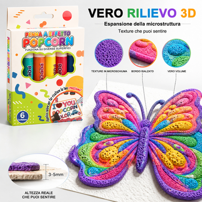 🔥 Ultimo giorno: -60%丨IEY® 🖍️ Penna artistica 3D a rilievo – Trasforma i disegni piatti in opere d’arte 3D da toccare 🪄