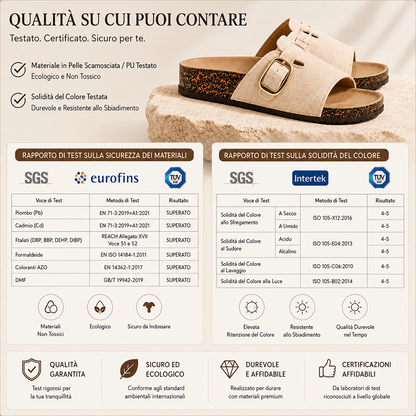 👑 Bestseller 2026 – Sandali Ortopedici Premium a Punta Aperta