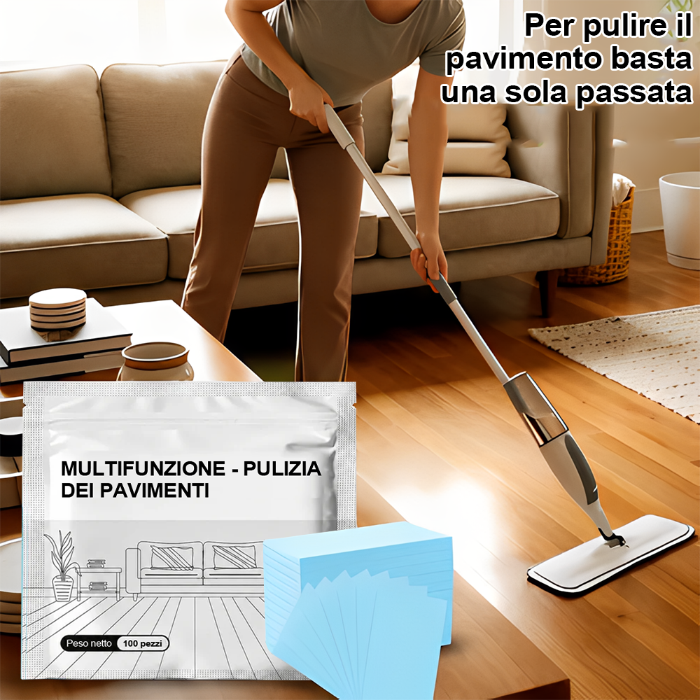 🧼Ultimo giorno: 80% di sconto - Detergente antibatterico multiuso per parquet, piastrelle e pavimenti in laminato
