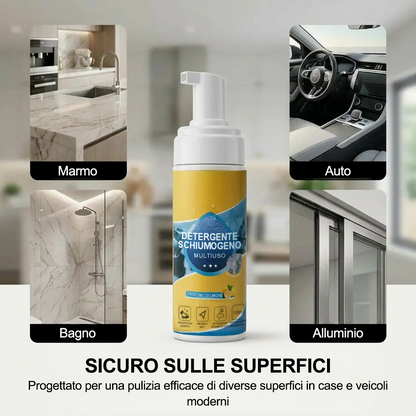 🔥Ultimo giorno: -80%💦 Detergente Schiumogeno Multi-Enzimatico 4 in 1