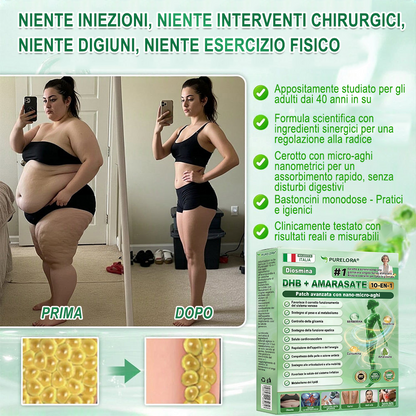 𝐏𝐮𝐫𝐞𝐥𝐨𝐫𝐚® 𝐌𝐞𝐭𝐚𝐛𝐨𝐥𝐢𝐜 𝐌𝐚𝐭𝐫𝐢𝐱™ – 𝐂𝐞𝐫𝐨𝐭𝐭𝐨 𝐍𝐚𝐧𝐨 𝐚 𝐌𝐢𝐜𝐫𝐨𝐧𝐞𝐞𝐝𝐥𝐞 𝟏𝟎-𝐢𝐧-𝟏 𝐜𝐨𝐧 𝐃𝐇𝐁 + 𝐀𝐦𝐚𝐫𝐚𝐬𝐚𝐭𝐞 💧𝐒𝐨𝐥𝐨 𝐮𝐧𝐚 𝐯𝐨𝐥𝐭𝐚 𝐚𝐥 𝐠𝐢𝐨𝐫𝐧𝐨 ✅ 𝐈𝐧𝐝𝐢𝐜𝐚𝐭𝐨 𝐩𝐞𝐫 𝐨𝐛𝐞𝐬𝐢𝐭à, 𝐫𝐢𝐥𝐚𝐬𝐬𝐚𝐦𝐞𝐧𝐭𝐨 𝐜𝐮𝐭𝐚𝐧𝐞𝐨, 𝐝𝐢𝐚𝐛𝐞𝐭𝐞, 𝐯𝐞𝐧𝐞 𝐯𝐚𝐫𝐢𝐜𝐨𝐬𝐞, 𝐥𝐢𝐧𝐟𝐞𝐝𝐞𝐦𝐚, 𝐝𝐢𝐬𝐭𝐮𝐫𝐛𝐢 𝐝𝐞𝐥 𝐬𝐨𝐧𝐧𝐨 𝐞 𝐝𝐨𝐥𝐨𝐫𝐢 𝐚𝐫𝐭𝐢𝐜𝐨𝐥𝐚𝐫𝐢