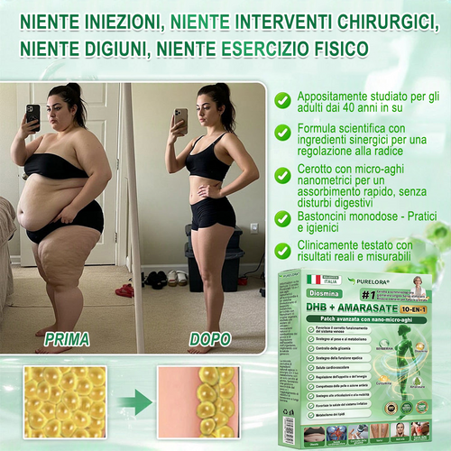 𝐏𝐮𝐫𝐞𝐥𝐨𝐫𝐚® 𝐌𝐞𝐭𝐚𝐛𝐨𝐥𝐢𝐜 𝐌𝐚𝐭𝐫𝐢𝐱™ – 𝐂𝐞𝐫𝐨𝐭𝐭𝐨 𝐍𝐚𝐧𝐨 𝐚 𝐌𝐢𝐜𝐫𝐨𝐧𝐞𝐞𝐝𝐥𝐞 𝟏𝟎-𝐢𝐧-𝟏 𝐜𝐨𝐧 𝐃𝐇𝐁 + 𝐀𝐦𝐚𝐫𝐚𝐬𝐚𝐭𝐞 💧𝐒𝐨𝐥𝐨 𝐮𝐧𝐚 𝐯𝐨𝐥𝐭𝐚 𝐚𝐥 𝐠𝐢𝐨𝐫𝐧𝐨 ✅ 𝐈𝐧𝐝𝐢𝐜𝐚𝐭𝐨 𝐩𝐞𝐫 𝐨𝐛𝐞𝐬𝐢𝐭à, 𝐫𝐢𝐥𝐚𝐬𝐬𝐚𝐦𝐞𝐧𝐭𝐨 𝐜𝐮𝐭𝐚𝐧𝐞𝐨, 𝐝𝐢𝐚𝐛𝐞𝐭𝐞, 𝐯𝐞𝐧𝐞 𝐯𝐚𝐫𝐢𝐜𝐨𝐬𝐞, 𝐥𝐢𝐧𝐟𝐞𝐝𝐞𝐦𝐚, 𝐝𝐢𝐬𝐭𝐮𝐫𝐛𝐢 𝐝𝐞𝐥 𝐬𝐨𝐧𝐧𝐨 𝐞 𝐝𝐨𝐥𝐨𝐫𝐢 𝐚𝐫𝐭𝐢𝐜𝐨𝐥𝐚𝐫𝐢