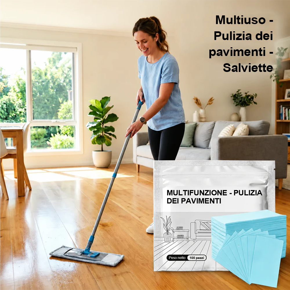 🧼Ultimo giorno: 80% di sconto - Detergente antibatterico multiuso per parquet, piastrelle e pavimenti in laminato