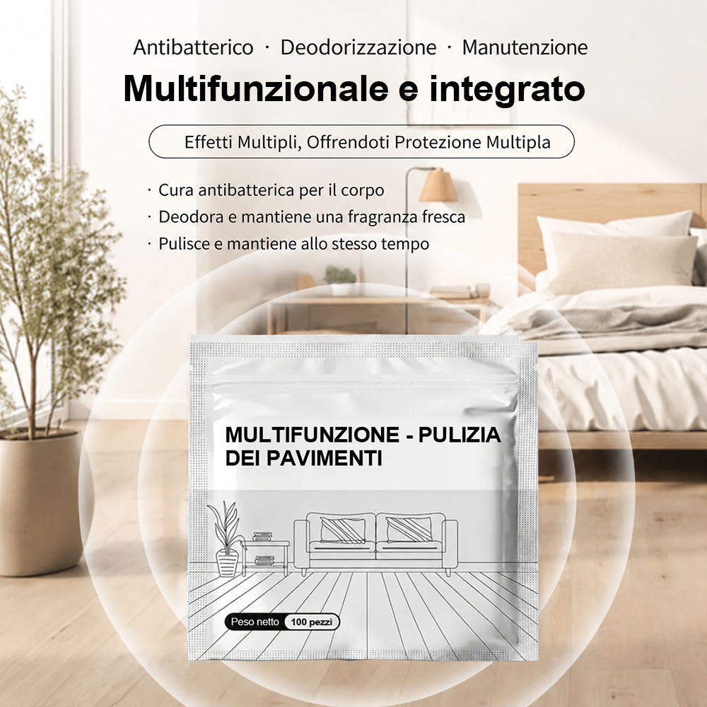 🧼Ultimo giorno: 80% di sconto - Detergente antibatterico multiuso per parquet, piastrelle e pavimenti in laminato