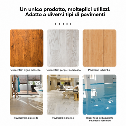 🧼Ultimo giorno: 80% di sconto - Detergente antibatterico multiuso per parquet, piastrelle e pavimenti in laminato