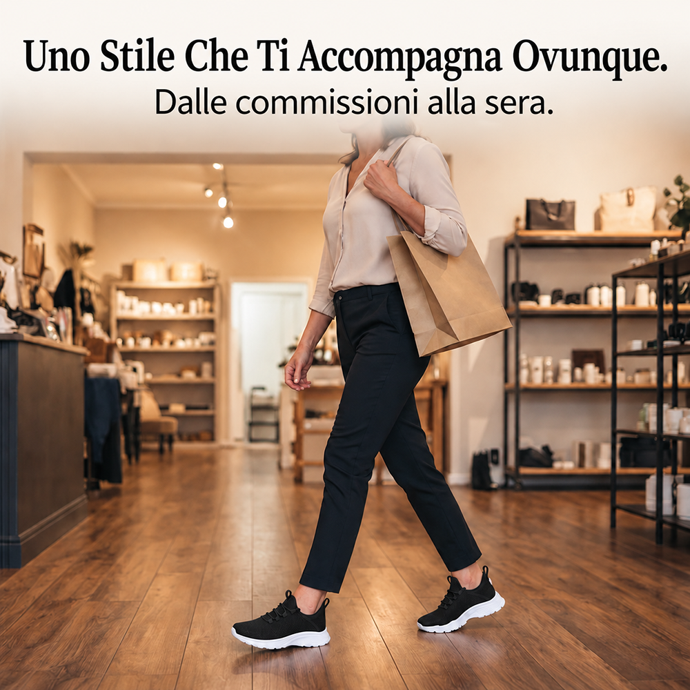 ULTIMO GIORNO: -80% – 👣 Sneakers ortopediche da donna senza lacci con supporto dell’arco plantare